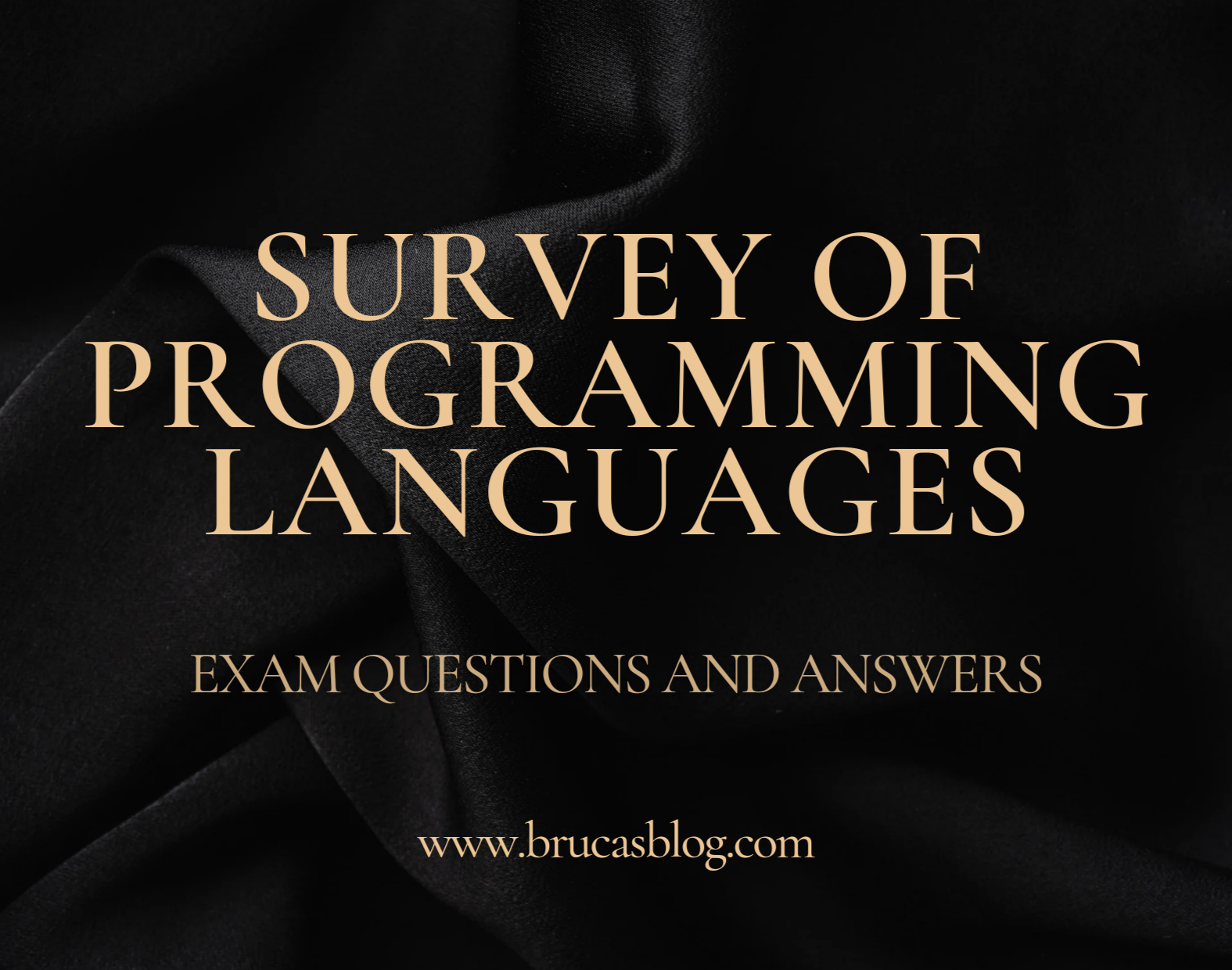 Survey of programming languages
